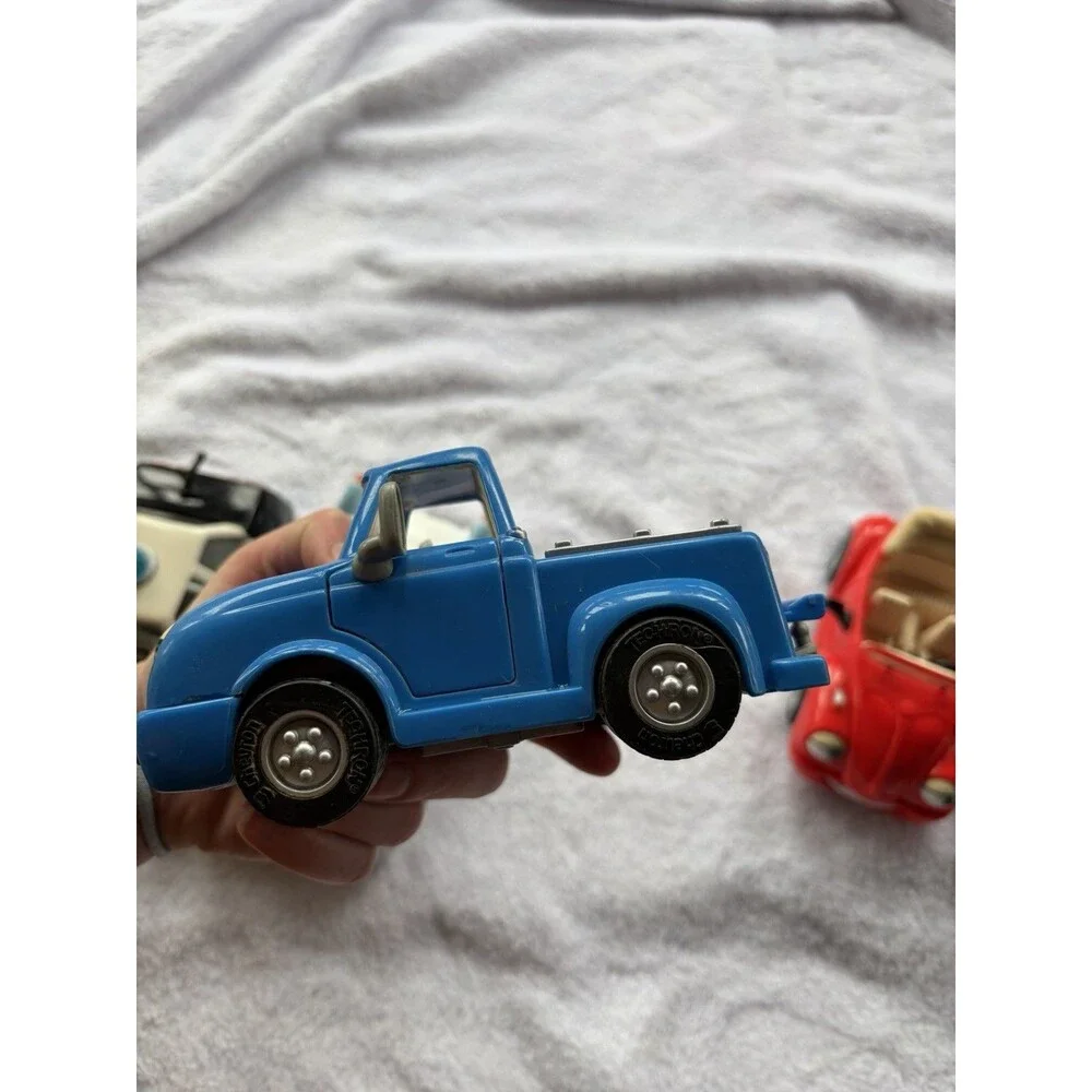 Chevron Cars Lot of 4 Plastic Toy Cars